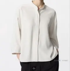 UNIQLO ドレープブラウス7分袖 美品