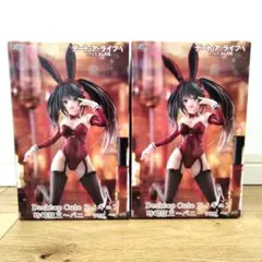 デート・ア・ライブ Desktop Cute フィギュア 時崎狂三 バニー 2個