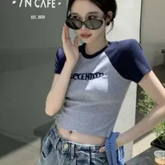 GLAMOROUS JANE Tシャツ グレー