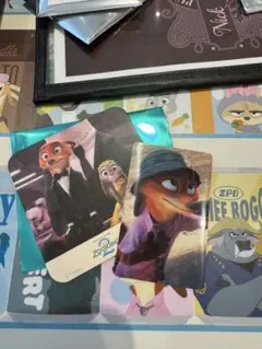 ズートピア オーマイカフェ カード コースター ニック