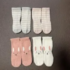 ベビー靴下4点セット 9-14cm かわいいデザイン