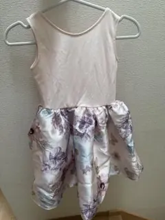 H&M 花柄ドレス 花柄リボン付きフォーマルドレス 122/128