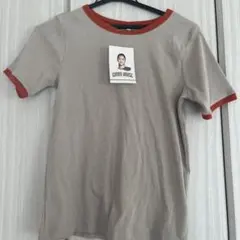 しまむら　SUNNY HOUSE リブ配色半袖Tシャツ　Mサイズ