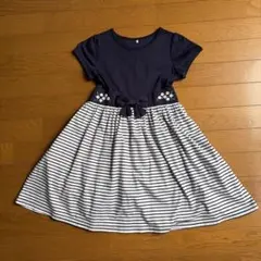KUMIKYOKU 組曲 半袖 ワンピース 120cm