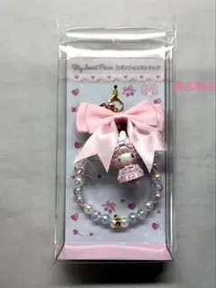 Bunnies Ballerina マイスウィートピアノ　リボンフォンストラップ