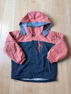 DESCENTE 子供用スキーウェア オレンジ/ネイビー