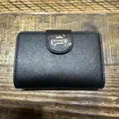 COACH ブラック 二つ折り財布