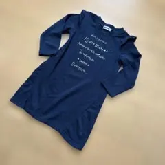 シュクル　ネイビー　ワンピース　130