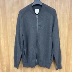 即決 Calvin Klein ロングスリーブニットフルジップブルゾン