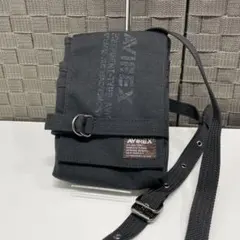 d*5様 未使用品　AVIREX ブラック ショルダーバッグ