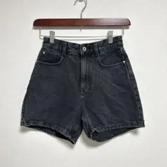 STUSSY ステューシー【30】 ブラックデニム ハーフパンツショート
