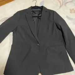 SOLOEX ブラック テーラードジャケット　ワークマン