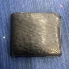 Calvin Klein 黒 二つ折り財布