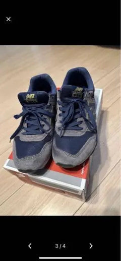 ニューバランス996ネイビーゴールド美品