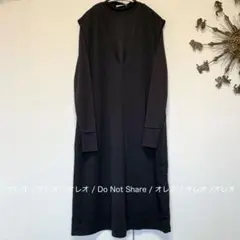 新品 マタニティ HAPPY MAMA ジャンスカ 授乳服 黒 長袖 M