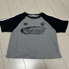REMNANT NEARBY プリント ラグランTシャツ