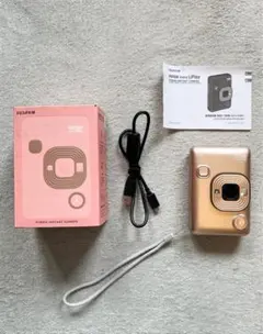 【箱・付属品あり】instax mini LiPlay ブラッシュゴールド 本体