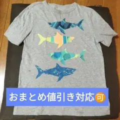 GAP 魚のアップリケ Tシャツ M グレーおまとめ値引き対応します