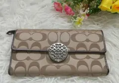 コーチ COACH ロングウォレット 長財布 シグネチャー