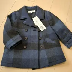 【新品】Bebe Tartine et Chocolat　チェックコート