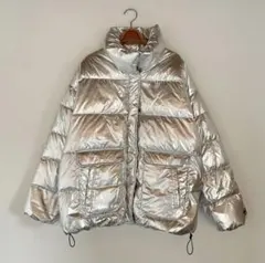 美品♡ GAP シルバー ダウンジャケット ユニセックス