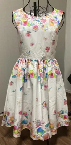 エムズグレーシー花柄 バルーンワンピース L - メルカリ