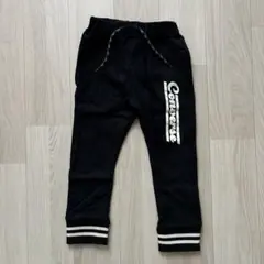 Converse 黒 長ズボン ボーダーリブ