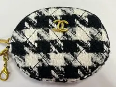 ◆CHANEL シャネル ツイードミニポーチ コインケース ノベルティ