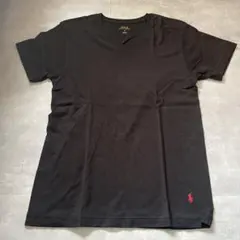 ポロ Vネック Tシャツ ブラック
