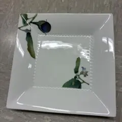 Noritake 1620 角皿 フラワー柄