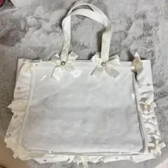 ザッカマート 痛バ A3 白 ホワイト フリルトート 5周年