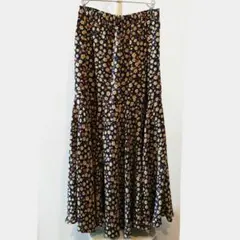 earth music & ecology　花柄　ロングスカート