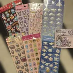 キャラクター　シール　セット　サンリオ　シナモン　ダイソー　マイメロ　キティ