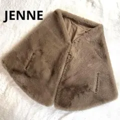 【JENNE】ベージュ ファーポンチョ リッチボリュームファーポンチョ｜JENNE(ジェンヌ)公式通販