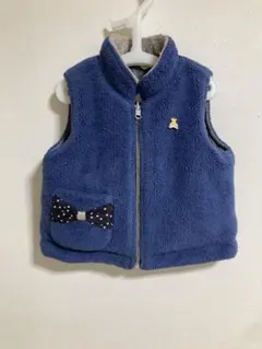 ファミリア　リバーシブル　ボアベスト　100