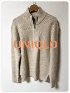 ☘️P1☘UNIQLO スフレヤーンハーフジップセーター S