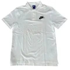 NIKE ナイキ ポロシャツ スウッシュ 刺繍ロゴ ワンポイントロゴ 大きめ