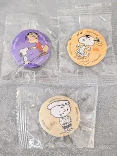 미개봉 쿠라 스시 스누피 찰리 브라운 라이너스 캔 배지