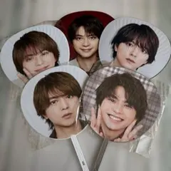 timelesz佐藤勝利顔写真 うちわ 5種類セット