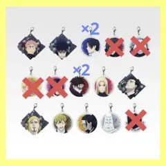 呪術廻戦　一番くじ 死滅回遊　M賞　アクリルチャーム　10種12個