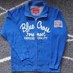 Blue Cross長袖ジップアップトレ―ナ― Lサイズ