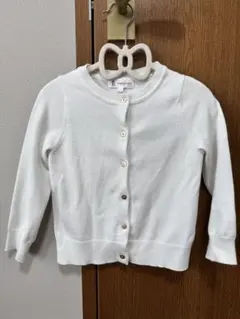 ROPE PICNIC ホワイト カーディガン 110