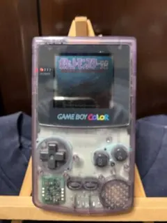 任天堂 ゲームボーイ カラー 本体 クリアパープル ニンテンドーおまけ付き
