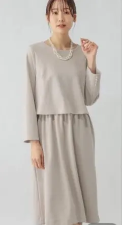 GLOBALWORK ワンピース L 入学式 卒業式　入園式　卒園式　セレモニー