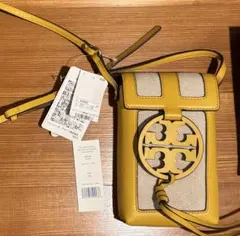 Tory Burch イエロー スマホショルダーバッグ