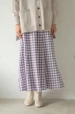 LEPSIM　　ギンガムチェック　マーメイドスカートのサムネイル