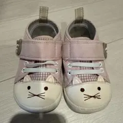 ネコ　幅広　14cm ベビーシューズ