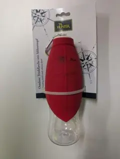 新品 Hunter ハンター 犬猫 給水ボトル シリコン水入れ 550ml　赤のサムネイル