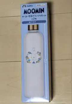 ムーミン マーカー付きドリンクボトル 블루