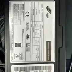 【動作確認済み】FSP 80PLUS SILVER認証 500w電源ユニット